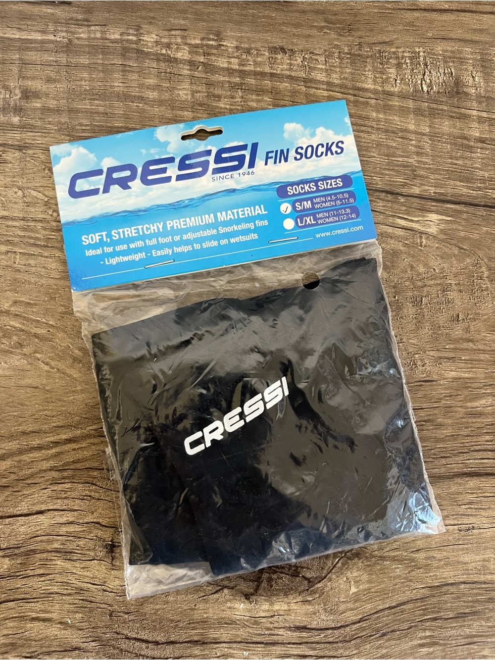 Black Fin Socks – Men’s Stretchy Snorkel Socks